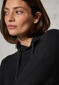 Strickkleid mit Glitzer black
