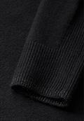 Strickkleid mit Glitzer black