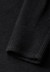 Strickkleid mit Glitzer black