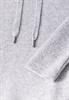 Strickkleid mit Kapuze platinum grey mel.