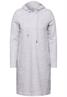 Strickkleid mit Kapuze platinum grey mel.