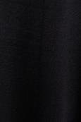 Strickkleid mit Stehkragen black