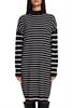 Strickkleid mit Stehkragen new black