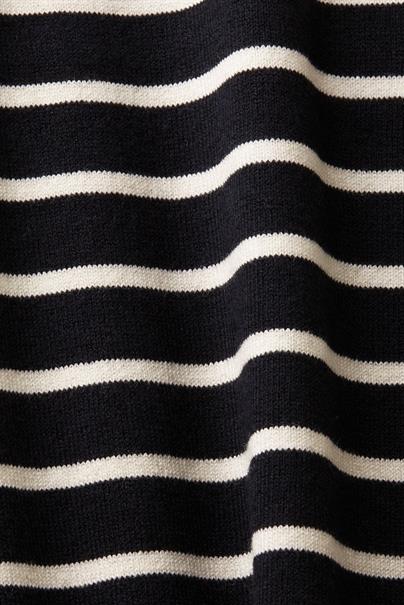 Strickkleid mit Stehkragen new black
