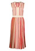 Strickkleid patch creamred