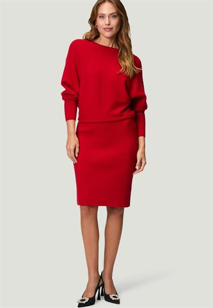 Strickkleid savvy red