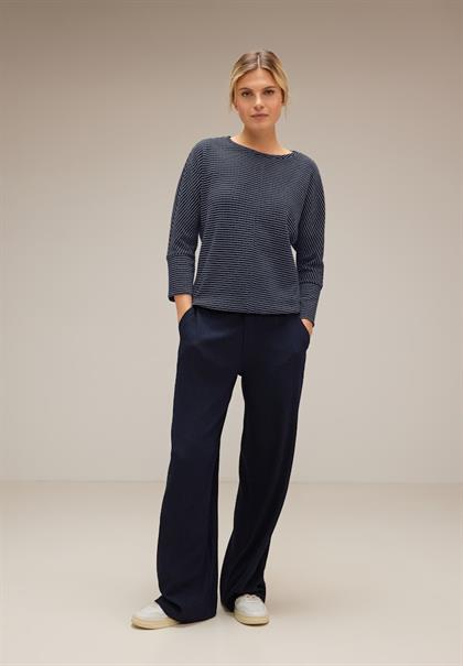 Stricklook Shirt deep blue