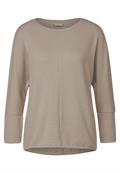 Stricklook Shirt spring sand melange