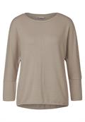 Stricklook Shirt spring sand melange