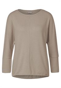 Stricklook Shirt spring sand melange