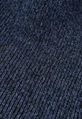 Strickmütze mit Umschlag dark navy