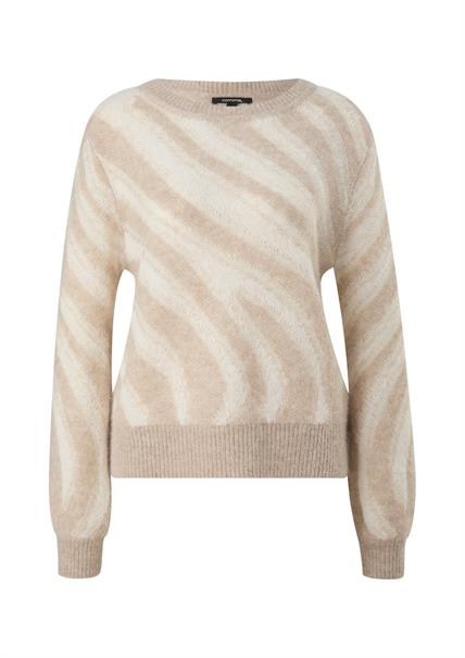 Strickpulli aus Alpakamix beige