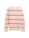 Strickpullover aus Baumwolle peachy knit stripe design
