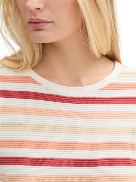 Strickpullover aus Baumwolle peachy knit stripe design