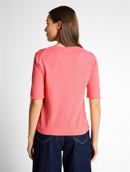 Strickpullover aus Baumwolle soft coral pink