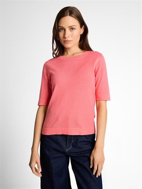 Strickpullover aus Baumwolle soft coral pink