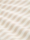 Strickpullover aus Bio-Baumwolle sand stone offwhite stripe