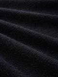 Strickpullover aus Federgarn black stripe with featheryarn