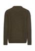 Strickpullover aus Merinowollgemisch dark olive green