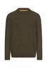 Strickpullover aus Merinowollgemisch dark olive green