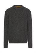 Strickpullover aus Merinowollgemisch gunmetal