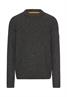 Strickpullover aus Merinowollgemisch gunmetal