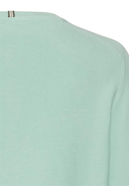 Strickpullover aus reiner Baumwolle light peppermint