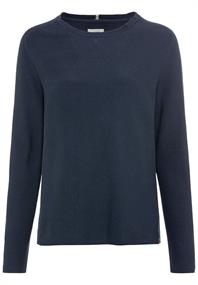 Strickpullover aus reiner Baumwolle night blue
