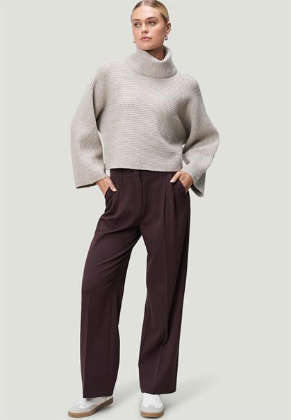 Strickpullover beige melange