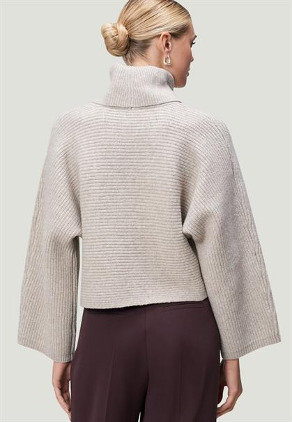 Strickpullover beige melange