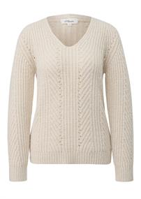 Strickpullover beige