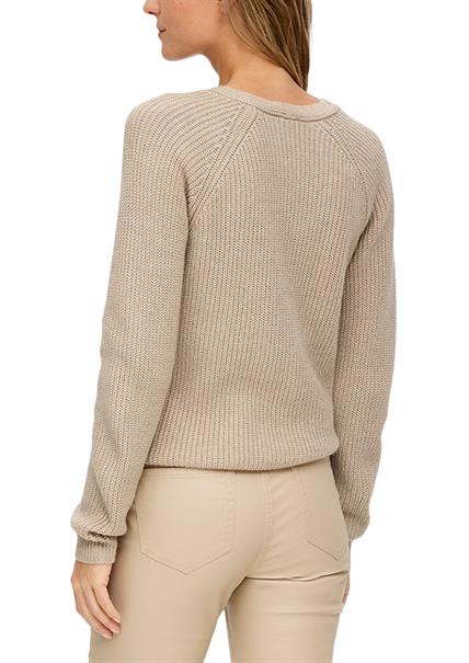 Strickpullover beige