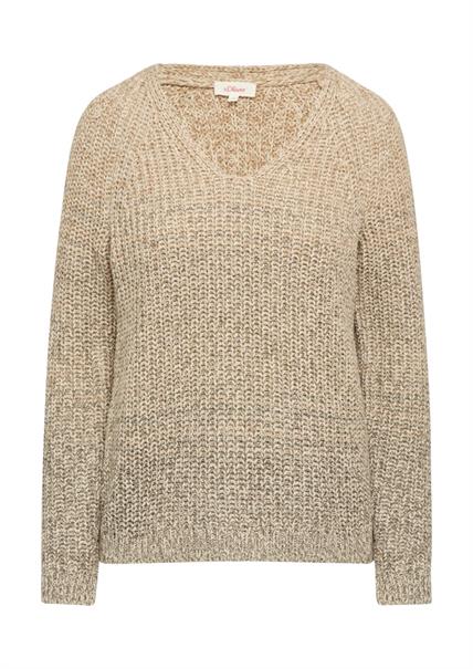 Strickpullover beige