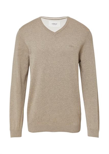 Strickpullover beige
