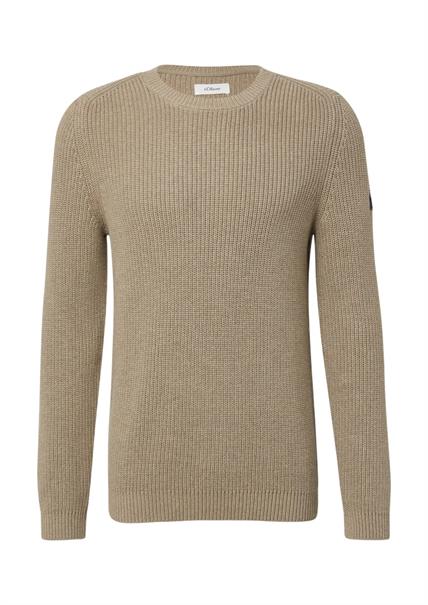 Strickpullover beige