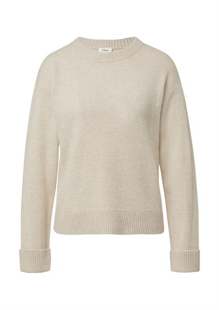 Strickpullover beige