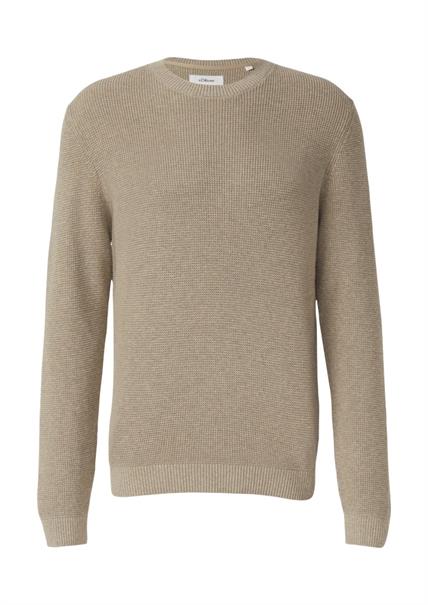 Strickpullover beige
