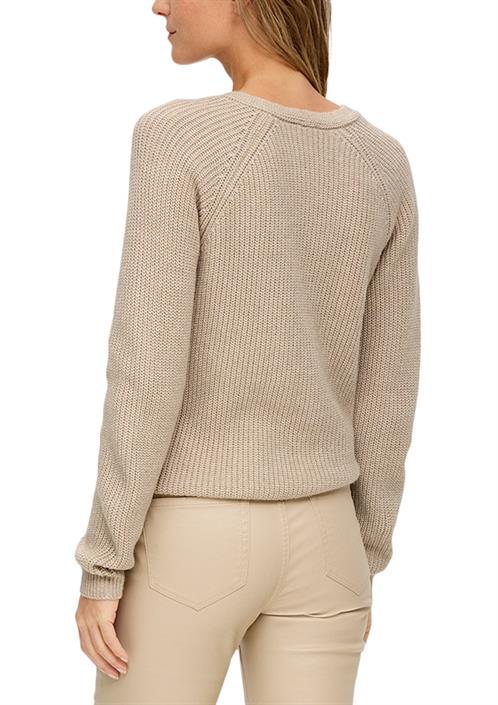 strickpullover-beige