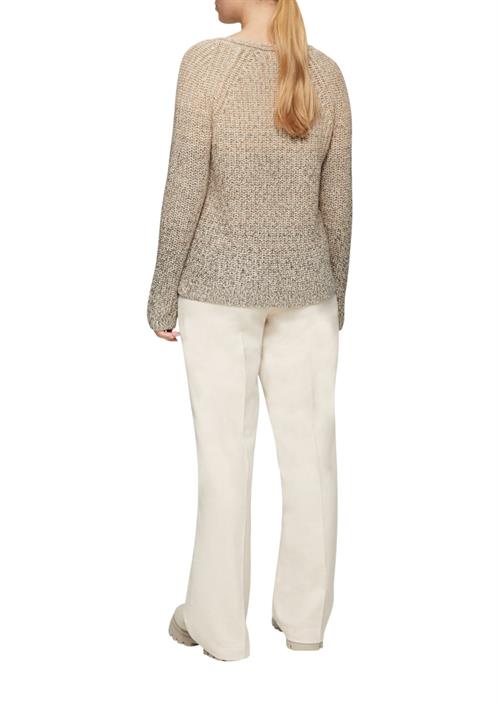 strickpullover-beige