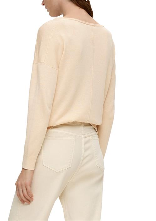 strickpullover-beige