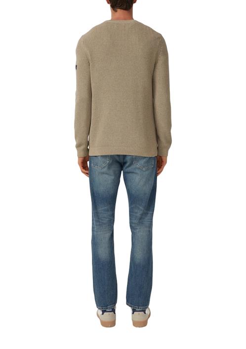 strickpullover-beige