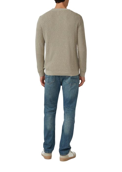 strickpullover-beige