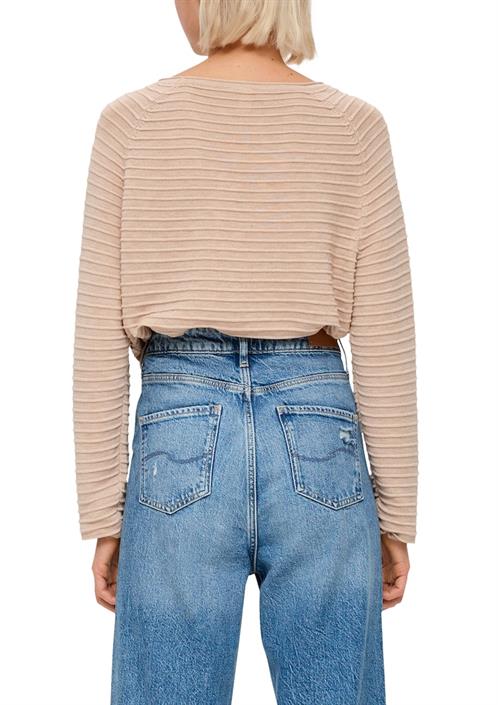 strickpullover-beige