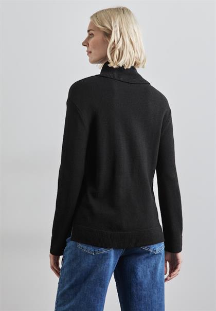 Strickpullover black
