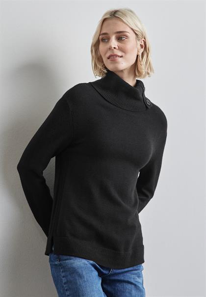Strickpullover black