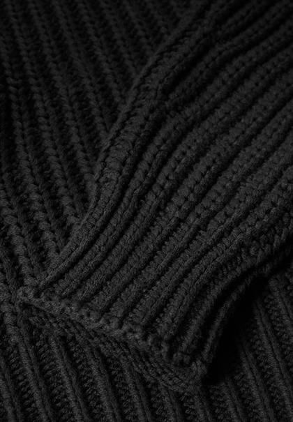 Strickpullover black