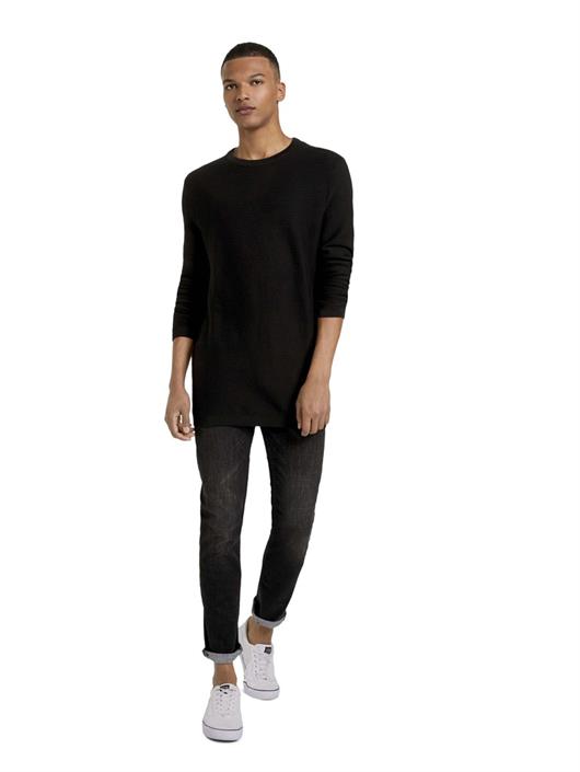 strickpullover-black