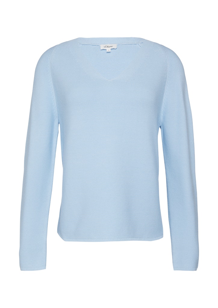 s.Oliver Strickpullover mit V-Ausschnitt günstig online kaufen