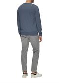 Strickpullover blau1