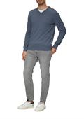 Strickpullover blau1